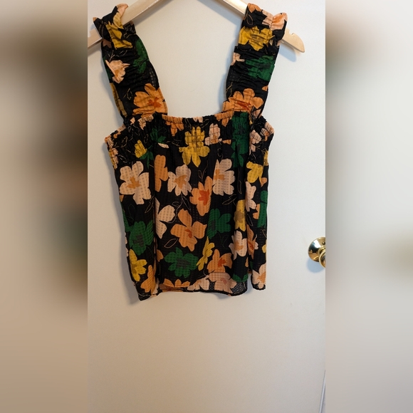 NWT Floral Crop Tank - Size Small - Picture 4 of 6